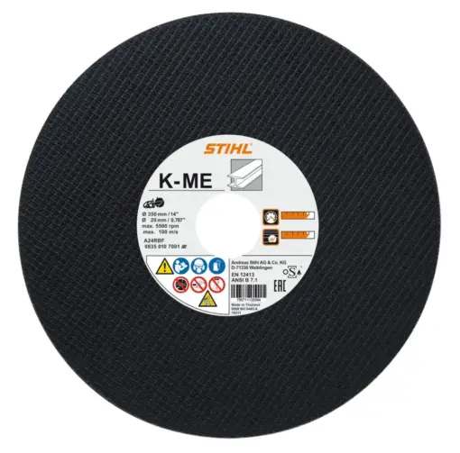 Fiberforsterket kappeskive, stål (K-ME)