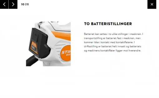 Stihl SHA 56 - Løvsuger/Løvblåser/Kvern - Bilde 11