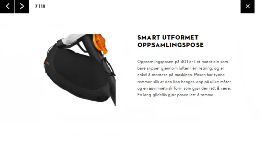 Stihl SHA 56 - Løvsuger/Løvblåser/Kvern - Bilde 8