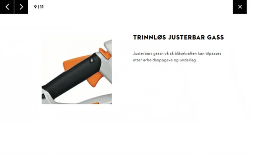 Stihl SHA 56 - Løvsuger/Løvblåser/Kvern - Bilde 10