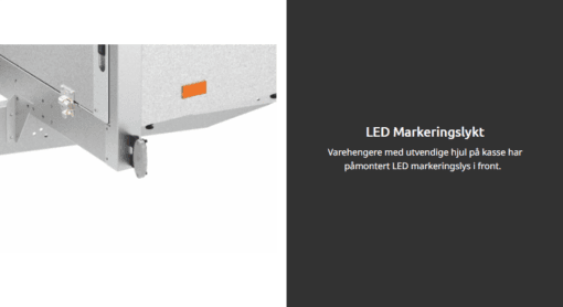 Tilhenger 6077 tipp 750 kg - Bilde 2