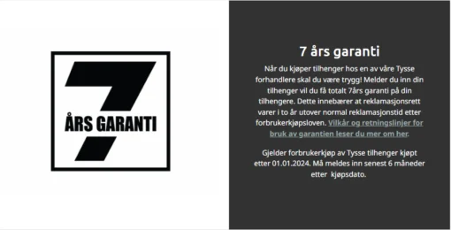 Tilhenger 6217 FS 50 1300kg - Bilde 2