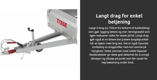 Tilhenger 6303 NFH 35 2000Kg - Bilde 8