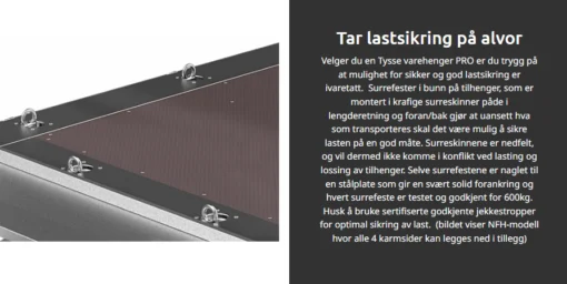 Tilhenger 6303 NFH 35 2000Kg - Bilde 9