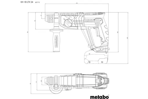 Metabo Batteri kombihammer KH 18 LTX 24 - Bilde 3