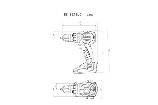 Metabo Batteri bor-skrutrekker BS 18 LT BL Q - Bilde 5