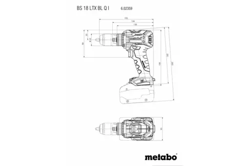 Metabo Batteri bor-skrutrekker BS 18 LTX BL Q I - Bilde 9