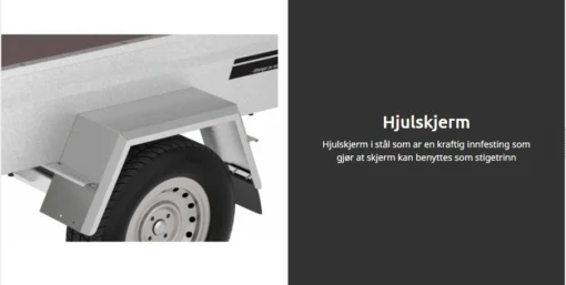 Tilhenger 6220 FS 35 tipp 1300kg - Bilde 3