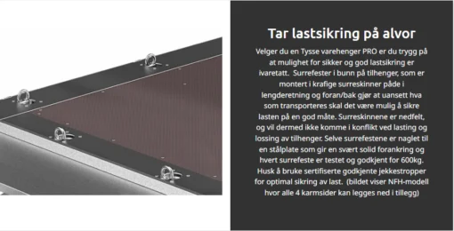 Tilhenger 6301 NFH 35 2000Kg - ALU/LED - Bilde 9