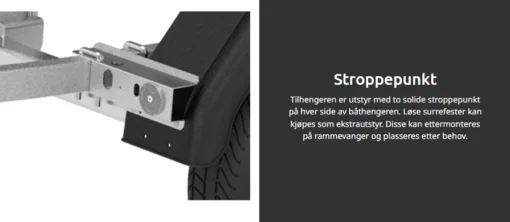 Båthenger 6003 750kg - Bilde 7